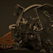 Mi Proyecto del curso: Escultura digital de criaturas fantásticas con ZBrush Ein Projekt aus dem Bereich 3D, 3-D-Modellierung und Design von 3-D-Figuren von aranarodriguez2020 - 08.02.2022