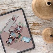 Mi Proyecto del curso: Ilustración digital de proyectos arquitectónicos. Architecture, L, scape Architecture, Digital Illustration, Digital Architecture, and Architectural Illustration project by julia.js70 - 02.08.2022