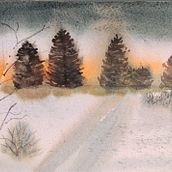 Paysage nordique2. Een project van  Beeldende kunst van fabrice Dambrine - 08.02.2022