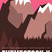 Themestock X merchandise. Design, and Traditional illustration project by Wendi Dunlap - 01.30.2022