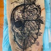 Mon projet du cours : Tatouage pour débutants. Tattoo Design project by Sigjie L’Écuyer - 02.04.2022
