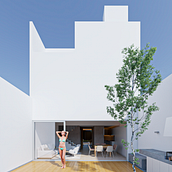Proyecto casa T . 3D, and Architecture project by Giorgio Altuna - 02.08.2022