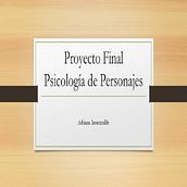 Mi Proyecto del curso: Psicología de personajes en relatos. Writing, Narrative, Fiction Writing, and Creative Writing project by Adriana Insaurralde - 01.21.2022