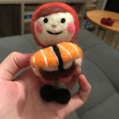 Needle felting . % Akina Nonoguchi tarafından hazırlanan Sanat ve El Sanatları projesi - 02.09.2022