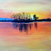 The world around me. Watercolor Painting project by Chris Callaghan - 02.09.2022