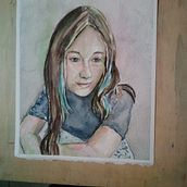 Il mio progetto del corso: Ritratto artistico ad acquerello. Fine Arts, Painting, Watercolor Painting, and Portrait Drawing project by canonicorip51 - 02.09.2022