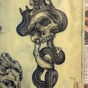 Tattoos. Un proyecto de Diseño de tatuajes e Ilustración tradicional de Pankaj Dhiman - 09.02.2022