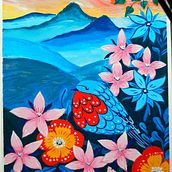 My project in Painting with Gouache: Create Poetic Illustrations course . % Sandra tarafından hazırlanan Geleneksel illüstras, on, Güzel sanatlar, Tablo, Guaj Bo, Ve ama projesi - 02.21.2022