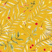 Sahara is blossoming pattern. Pattern Design, Fashion Design, and Watercolor Painting project by elena.hh - 02.09.2022