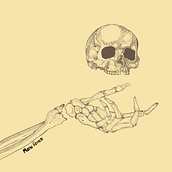 The skull. Un progetto di Animazione, Illustrazione tradizionale, Illustrazione digitale e Disegno digitale di Manuela Ferretti - 04.12.2021