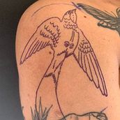 Mi Proyecto del curso: Técnicas de tatuaje blackwork con línea fina. Un progetto di Design di tatuaggi di Soekcs Soek - 09.02.2022