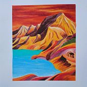 My project in Landscapes with Oil Pastels and Crayons: Playing with Light course. Traditional illustration, Fine Arts, Pencil Drawing, Drawing, and Artistic Drawing project by elenatchal - 02.09.2022