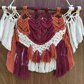 Mi Proyecto del curso: Macramé para entrelazar historias. Accessor, Design, Arts, Crafts, Interior Design, Decoration, Fiber Arts, Macramé, and Textile Design project by Brenda Espinosa - 02.10.2022