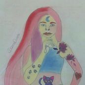 Mi Proyecto del curso: Ilustración con pastel y lápices de colores Annie. Traditional illustration, Fine Arts, Pencil Drawing, Drawing, Portrait Drawing, Realistic Drawing, and Artistic Drawing project by Ana Duarte - 02.10.2022