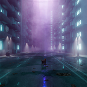 Mein Kursprojekt: 3D-Szenenbau mit Sci-Fi-Inspiration in Cinema 4D und OctaneRender. 3D, 3D Modeling, Design, and Game Design project by Norman Meyer - 02.10.2022