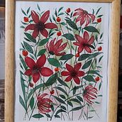 Mon projet du cours : Aquarelle florale créative : renouez avec la nature. Un proyecto de Ilustración tradicional, Pintura, Pintura a la acuarela e Ilustración botánica de Nathalie Monsacre - 15.01.2022