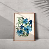 Meu projeto do curso: Aquarela floral: conecte-se com a natureza. Un proyecto de Ilustración tradicional, Pintura, Pintura a la acuarela e Ilustración botánica de Arlaine Santos Hagen - 10.02.2022
