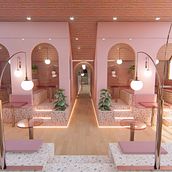 PETIT PLAISIR: Diseño de interiores para restaurantes. Interior Architecture, Interior Design, Interior Decoration, Retail Design, and Spatial Design project by chasenhundl - 02.10.2022