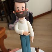 Mi Proyecto del curso: Modelado de personajes con pasta de azúcar. Design, Character Design, and DIY project by Bibiana Alejandra Santacruz Guzmán - 02.10.2022