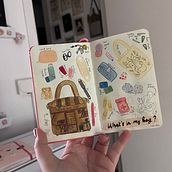 Mon projet du cours : Journal intime illustré : pratiquez au quotidien la pleine conscience. Fine Arts, Sketching, Creativit, Drawing, and Sketchbook project by Barbara - 12.04.2021