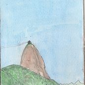Uma tarde no Rio. Un projet de Peinture , et Aquarelle de @jaynelandia - 10.02.2022