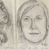 My project in Portrait Sketchbooking: Explore the Human Face course. Sketching, Drawing, Portrait Drawing, Sketchbook, and Artistic Drawing project by AsimaFrancesX. SaadMaura - 02.10.2022