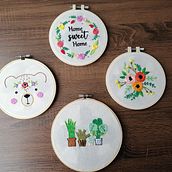 Mi Proyecto del curso: Técnicas básicas de bordado: puntadas, composiciones y gamas cromáticas. Accessor, Design, Costume Design, Embroider, Color Theor, and Textile Design project by Laura Dávila - 02.10.2022