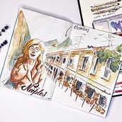My project in Artistic Watercolor Sketching: Dare to Express Your Ideas course . % Anna Banani tarafından hazırlanan Geleneksel illüstras, on, Eskiz çizimi, Yaratıcılık, Çizim, Sulubo, a Resim, Ve Eskiz defteri projesi - 02.11.2022