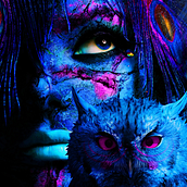  OZHOX & THE WARRIOR. Design, Traditional illustration, and Photo Retouching project by Angel Alejandro - 02.11.2022