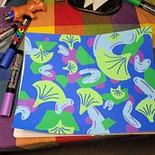 My project in Botanical Patterns in a Sketchbook: Conquer the Blank Page course. Traditional illustration, Pattern Design, Botanical Illustration, and Sketchbook project by Amber Taylor - 02.11.2022