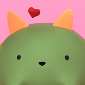 Dino Luv. Traditional illustration, Character Design, Digital Illustration, and 3D Modeling project by Amanda - 02.11.2022