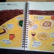 My project in Illustrated Life Journal: A Daily Mindful Practice course. Un proyecto de Bellas Artes, Bocetado, Creatividad, Dibujo y Sketchbook de Trish Hibbert - 11.02.2022