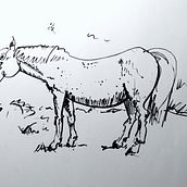 Sketches y dibujos en blanco y negro 2020-.... Drawing project by José Félix Glez. - 02.11.2022