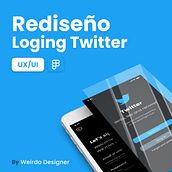 Rediseño Loging Twitter UX/UI. Un progetto di UX / UI e Design di Carolina Estévez Carrero - 11.02.2022