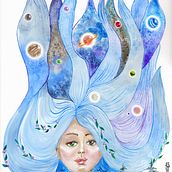 Mi Proyecto del curso: Técnicas de acuarela para ilustraciones de ensueño Ein Projekt aus dem Bereich Traditionelle Illustration, Zeichnung, Aquarellmalerei und Editorial Illustration von Ana Belén García Sánchez - 11.02.2022