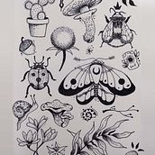 Preenchendo uma página. Traditional illustration, Pencil Drawing, Drawing, and Sketchbook project by Alessandra de Mello - 02.11.2022