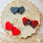 Valentines Polymer Clay earrings. Jewelr, and Design project by lpejs - 02.11.2022