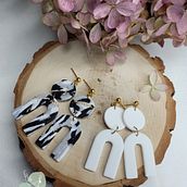 polymer clay earrings. Jewelr, and Design project by lpejs - 02.11.2022