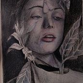 Mi Proyecto del curso: Retrato creativo en claroscuro con lápiz. Traditional illustration, Pencil Drawing, Portrait Drawing, Artistic Drawing, and Colored Pencil Drawing project by osm_nisrael - 02.11.2022