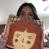 Mi Proyecto del curso: Tapestry: técnica de crochet para dibujar con hilos. Accessor, Design, Pattern Design, Fiber Arts, DIY, Crochet, and Textile Design project by Regina Ramírez Monroy - 02.07.2022