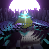My project in  Loop Animation with Cinema 4D course. 3D, and 3D Animation project by Angela Paulino - 02.10.2022