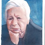 Il mio progetto del corso: Ritratto artistico ad acquerello. Een project van  Beeldende kunst, Schilderij, Aquarelschilderen y  Portrettekening van petronelli_francesco_1996 - 12.02.2022