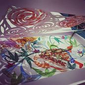 My project in Paper Cutting Techniques for Storytelling course. Projekt z dziedziny Trad, c, jna ilustracja, Craft, Papercraft, Stor, telling, DIY i Narracja użytkownika Shaheen Saliahmohamed - 12.02.2022
