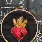 Il mio progetto del corso: Introduzione alla tecnica del ricamo in oro. Traditional illustration, and Embroider project by mayun73 - 02.12.2022