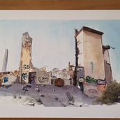 My project in Architectural Sketching with Watercolor and Ink course. Sketching, Drawing, Watercolor Painting, Architectural Illustration, Sketchbook & Ink Illustration project by rutishauser_tino - 02.12.2022