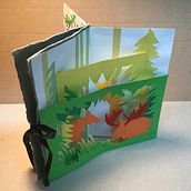 Mon projet du cours : Illustrations en papier découpé : créez des livres extraordinaires. Projekt z dziedziny Trad, c, jna ilustracja, Grafika ed, torska, Papercraft, Stor, telling,  Introligatorstwo, Ilustracje dla dzieci, DIY i Narracja użytkownika Catherine Girard - 12.02.2022