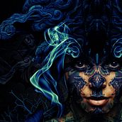 THE STRANGE. Traditional illustration, Photo Retouching, and Design project by Angel Alejandro - 02.13.2022
