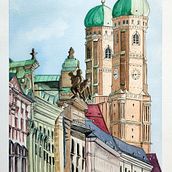 Mi Proyecto del curso: Cuaderno de viaje en acuarela. Een project van Traditionele illustratie, Aquarelschilderen,  Architecturale illustratie y Sketchbook van Samuel Santana Rodriguez - 13.02.2022