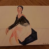 Mein Kursprojekt: Figurenentwicklung durch Beobachtungszeichnen. Ilustração tradicional, Design de personagens, Desenho, e Sketchbook projeto de silvie_letzi - 13.02.2022