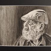 My project in Artistic Charcoal Portraiture: Creating Atmosphere course. Un projet de Illustration traditionnelle, Beaux Arts, Dessin, Dessin de portrait, Dessin réaliste , et Dessin artistique de Kina Joubert - 10.02.2022